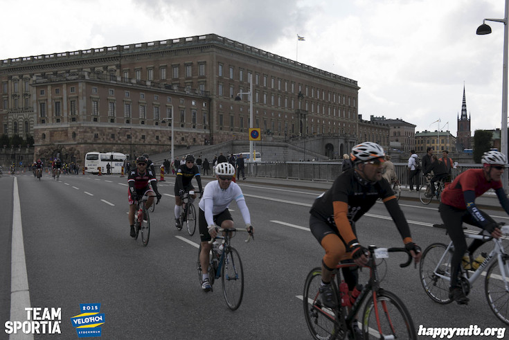 Bild från Velothon Stockholm 2015 - Slottet