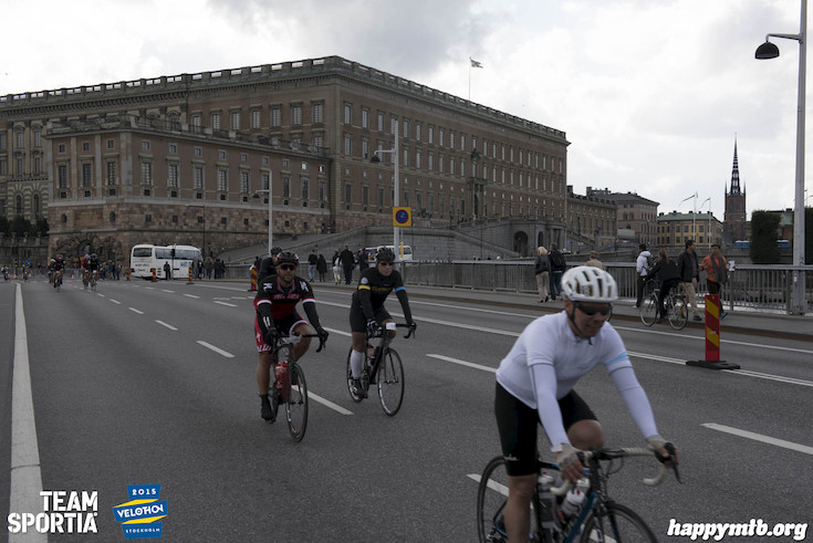 Bild från Velothon Stockholm 2015 - Slottet