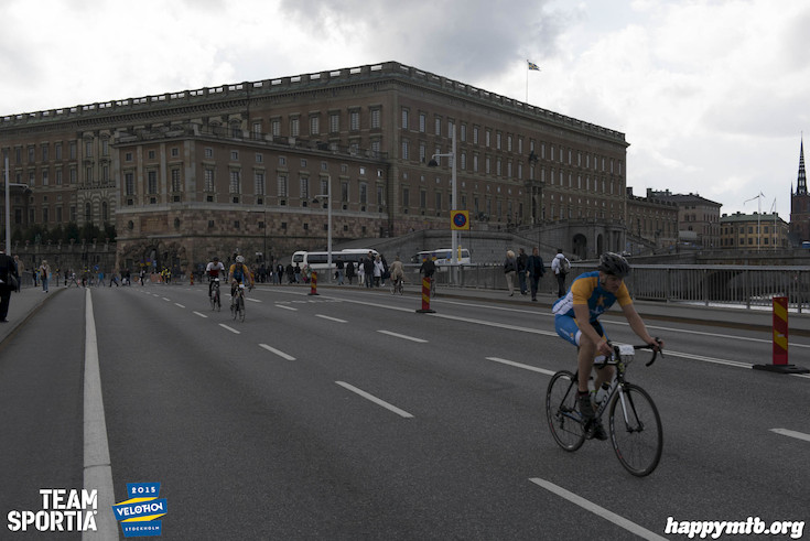 Bild från Velothon Stockholm 2015 - Slottet