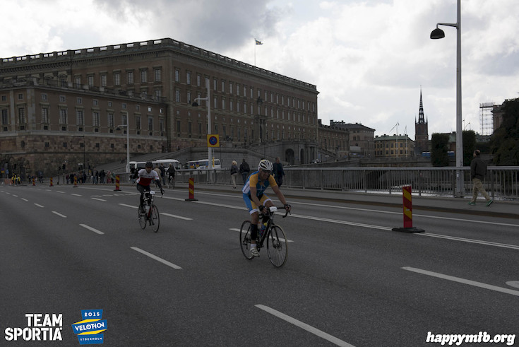 Bild från Velothon Stockholm 2015 - Slottet