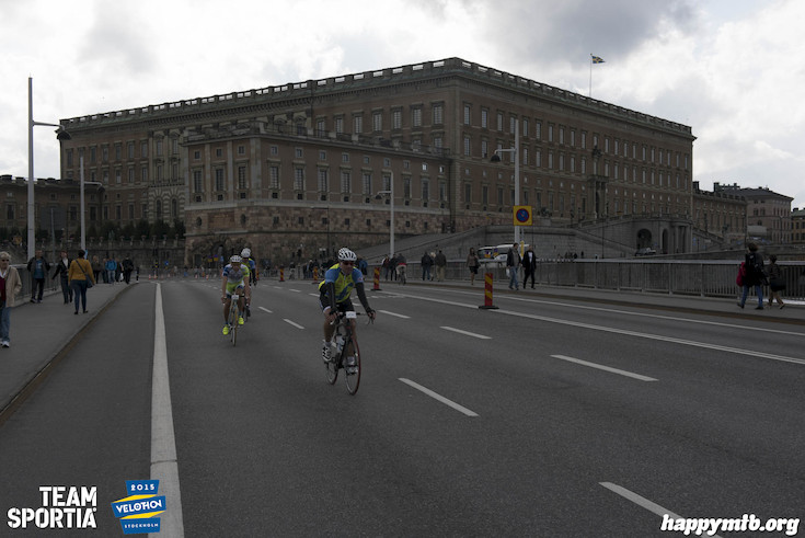 Bild från Velothon Stockholm 2015 - Slottet