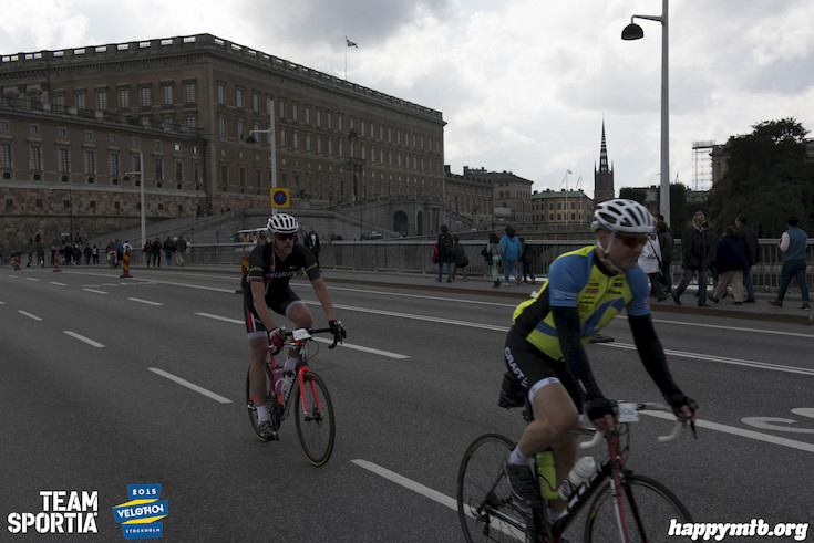 Bild från Velothon Stockholm 2015 - Slottet