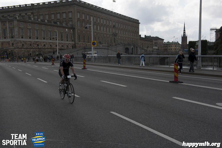 Bild från Velothon Stockholm 2015 - Slottet