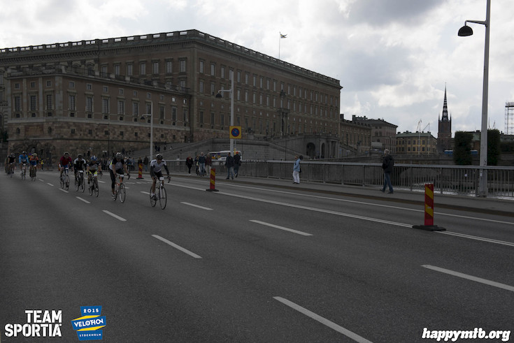 Bild från Velothon Stockholm 2015 - Slottet