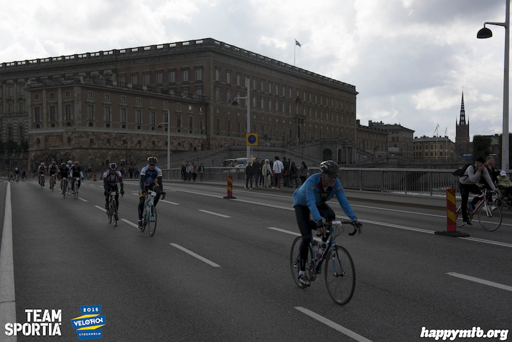 Bild från Velothon Stockholm 2015 - Slottet