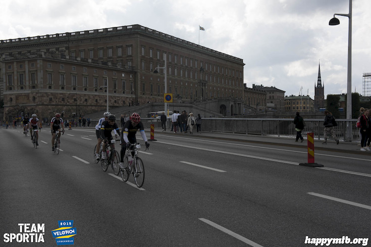 Bild från Velothon Stockholm 2015 - Slottet