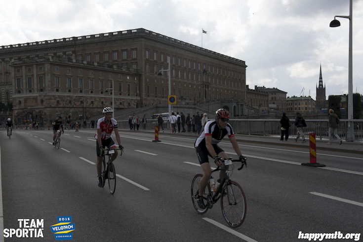 Bild från Velothon Stockholm 2015 - Slottet