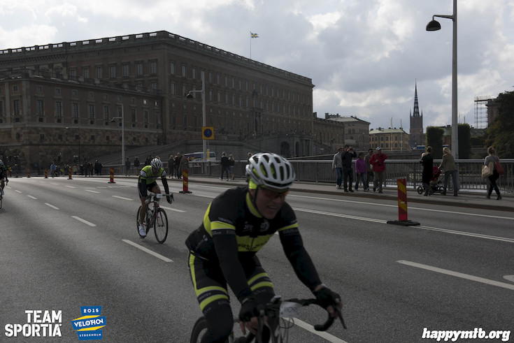 Bild från Velothon Stockholm 2015 - Slottet