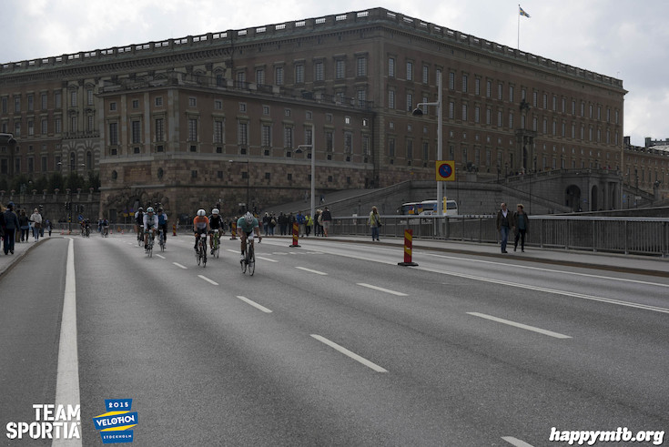Bild från Velothon Stockholm 2015 - Slottet