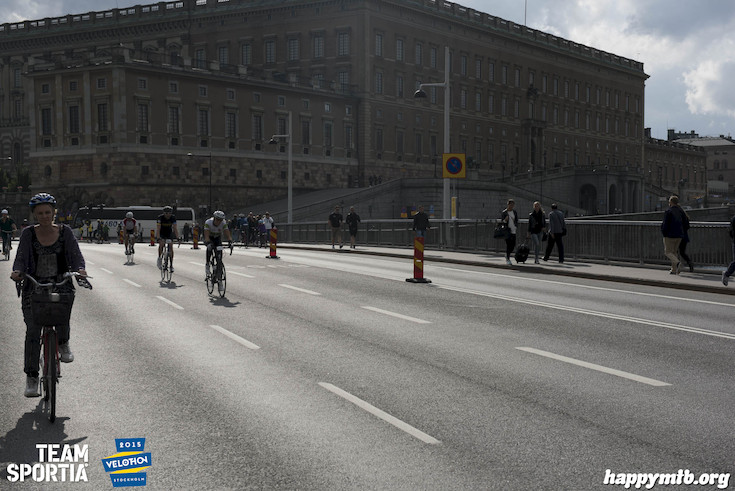 Bild från Velothon Stockholm 2015 - Slottet