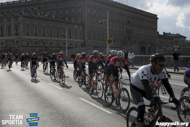 Bild från Velothon Stockholm 2015 - Slottet