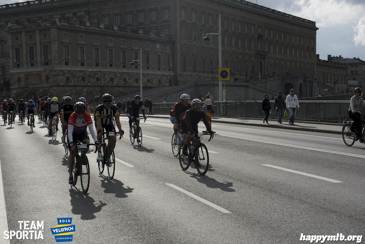 Bild från Velothon Stockholm 2015 - Slottet
