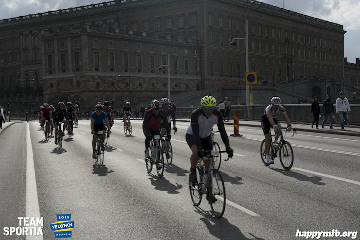 Bild från Velothon Stockholm 2015 - Slottet