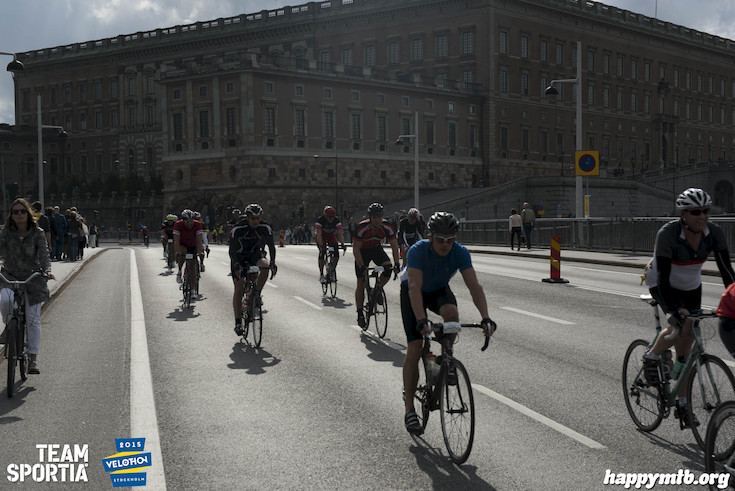 Bild från Velothon Stockholm 2015 - Slottet