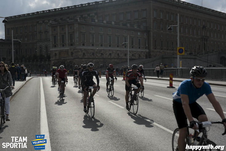 Bild från Velothon Stockholm 2015 - Slottet