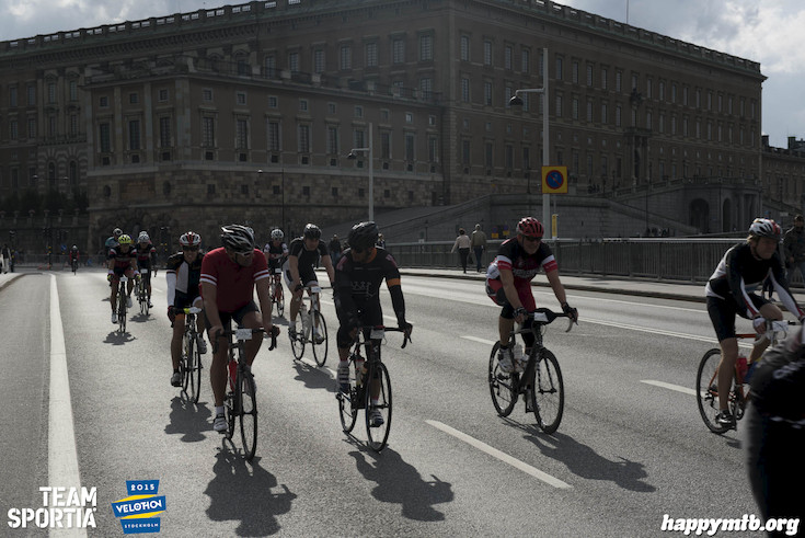 Bild från Velothon Stockholm 2015 - Slottet