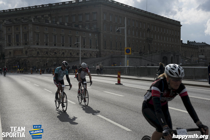 Bild från Velothon Stockholm 2015 - Slottet