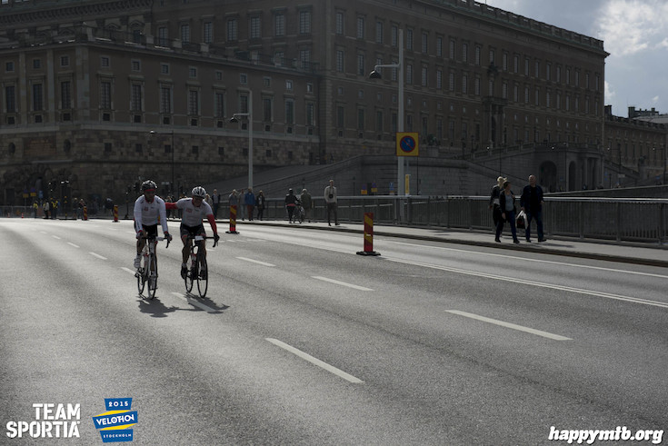 Bild från Velothon Stockholm 2015 - Slottet