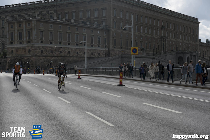 Bild från Velothon Stockholm 2015 - Slottet