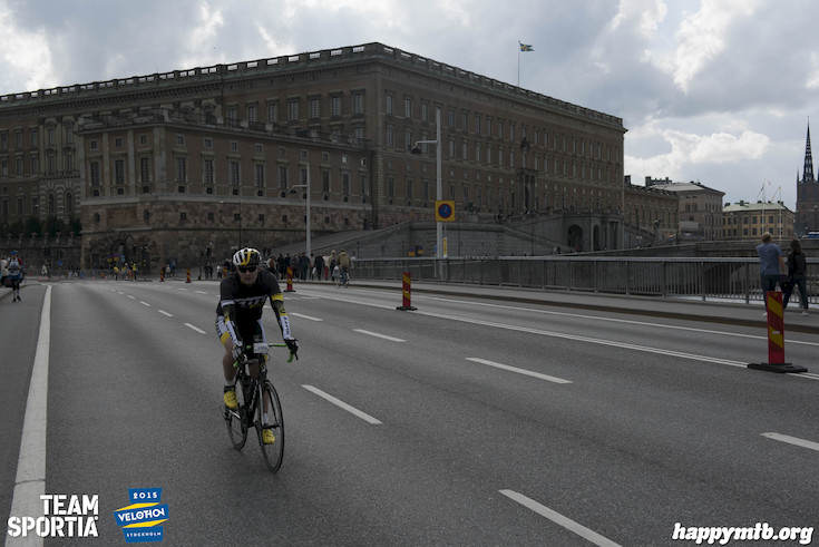 Bild från Velothon Stockholm 2015 - Slottet