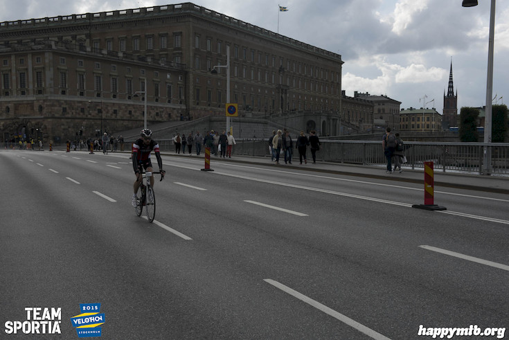 Bild från Velothon Stockholm 2015 - Slottet