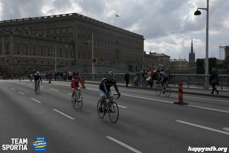Bild från Velothon Stockholm 2015 - Slottet