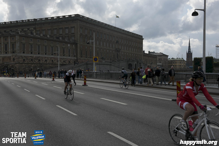 Bild från Velothon Stockholm 2015 - Slottet