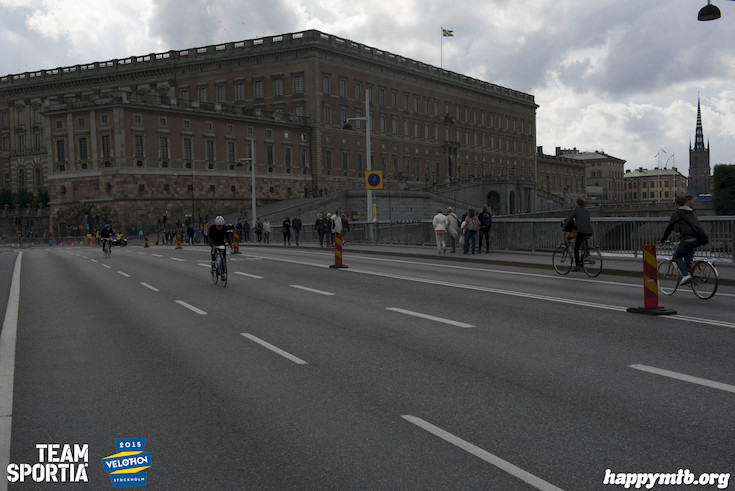 Bild från Velothon Stockholm 2015 - Slottet