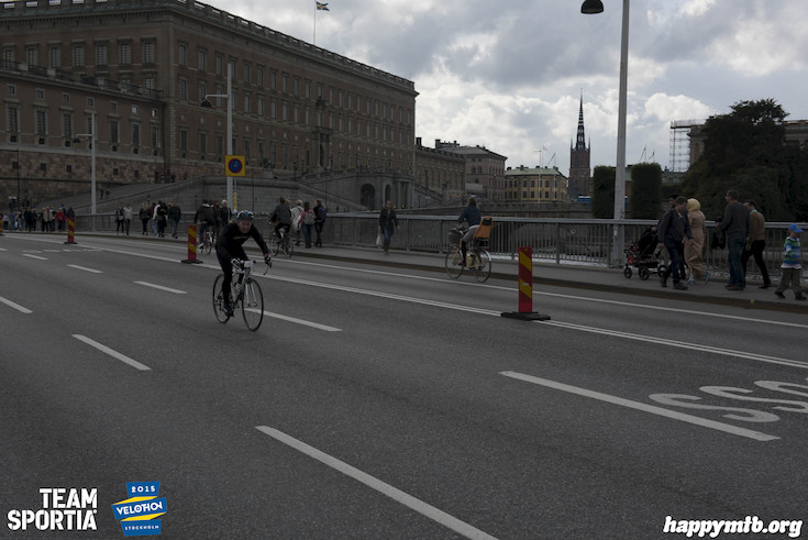 Bild från Velothon Stockholm 2015 - Slottet