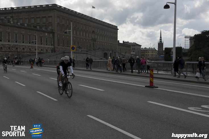 Bild från Velothon Stockholm 2015 - Slottet