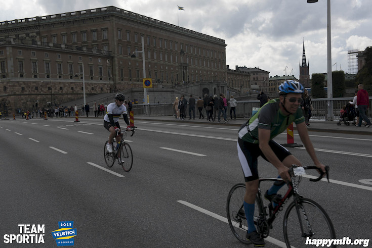 Bild från Velothon Stockholm 2015 - Slottet