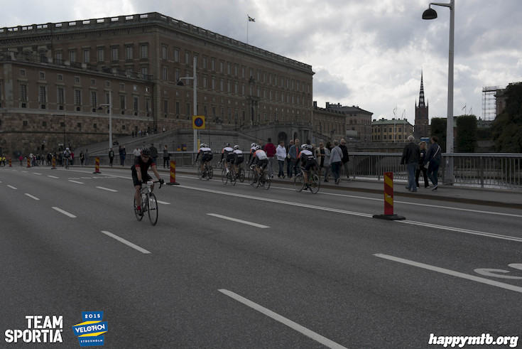 Bild från Velothon Stockholm 2015 - Slottet