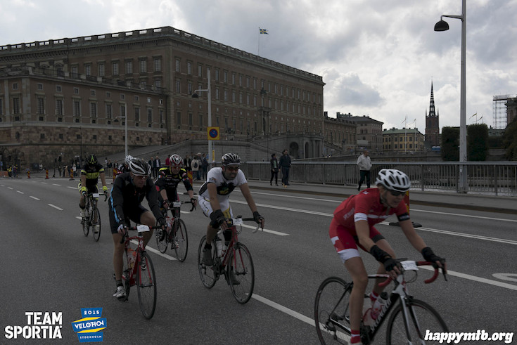 Bild från Velothon Stockholm 2015 - Slottet