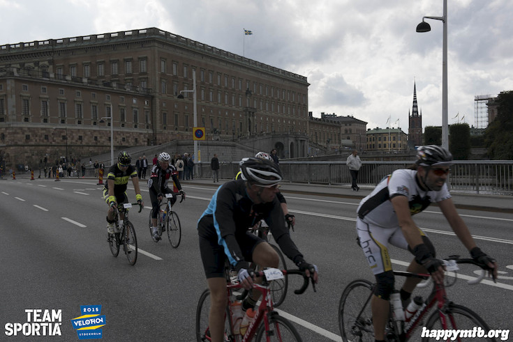 Bild från Velothon Stockholm 2015 - Slottet