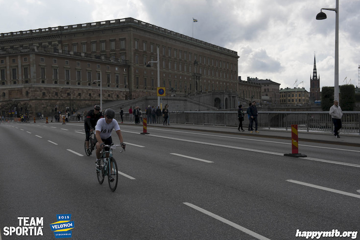 Bild från Velothon Stockholm 2015 - Slottet