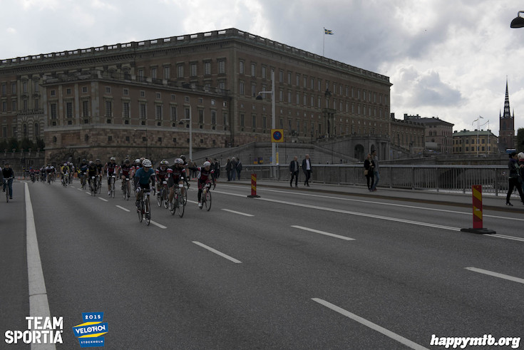 Bild från Velothon Stockholm 2015 - Slottet