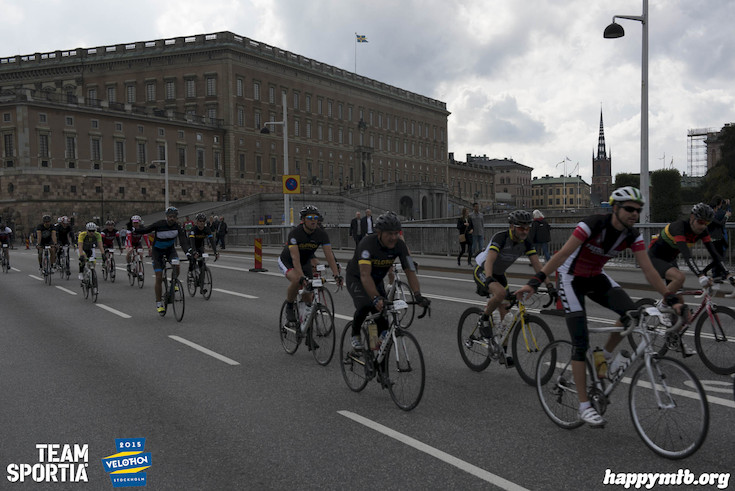 Bild från Velothon Stockholm 2015 - Slottet