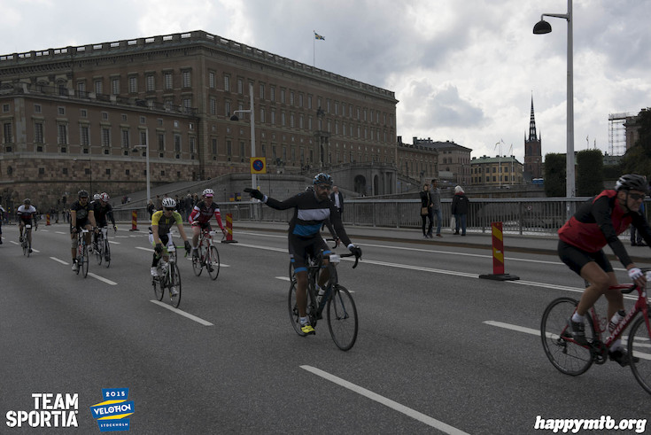 Bild från Velothon Stockholm 2015 - Slottet