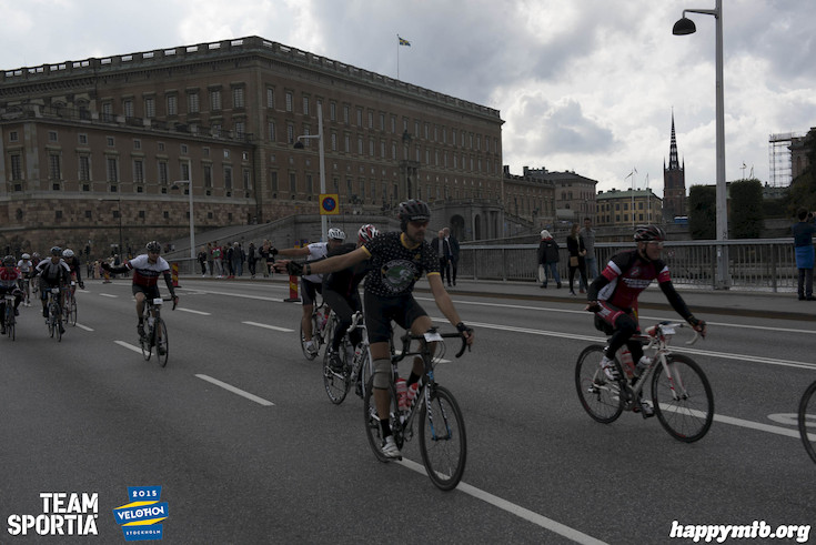 Bild från Velothon Stockholm 2015 - Slottet