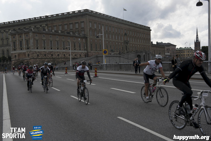 Bild från Velothon Stockholm 2015 - Slottet