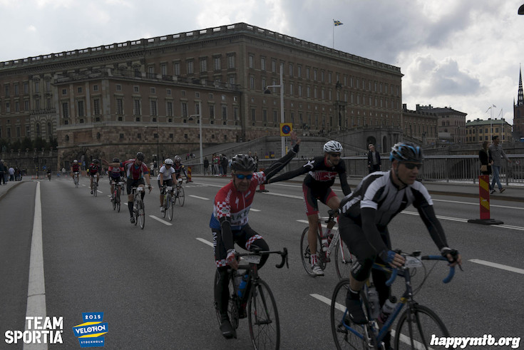 Bild från Velothon Stockholm 2015 - Slottet