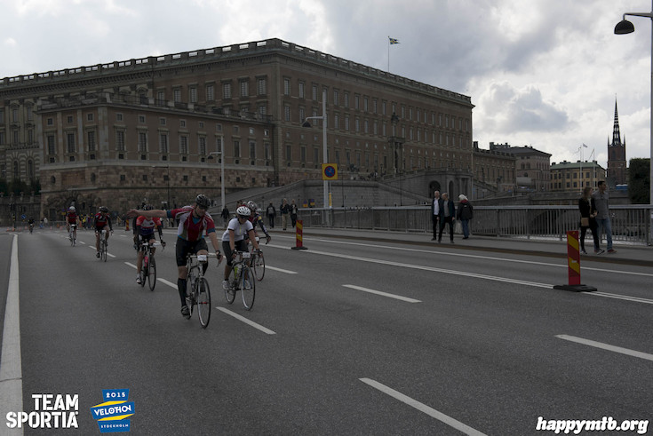 Bild från Velothon Stockholm 2015 - Slottet
