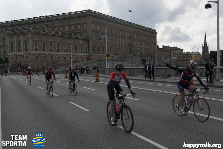 Bild från Velothon Stockholm 2015 - Slottet