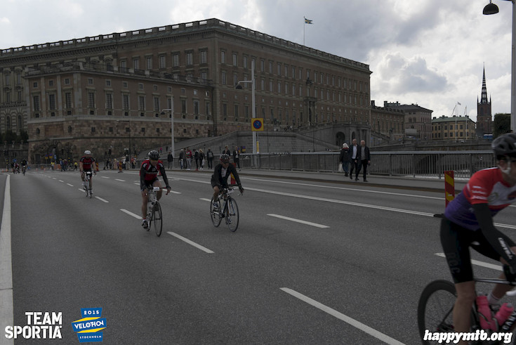 Bild från Velothon Stockholm 2015 - Slottet