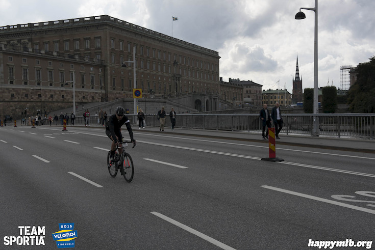 Bild från Velothon Stockholm 2015 - Slottet
