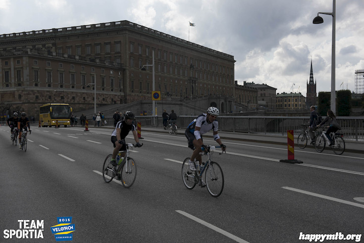Bild från Velothon Stockholm 2015 - Slottet