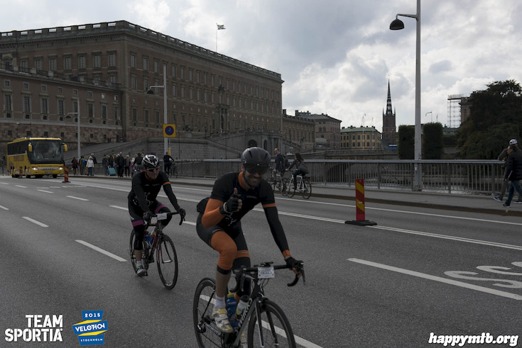 Bild från Velothon Stockholm 2015 - Slottet