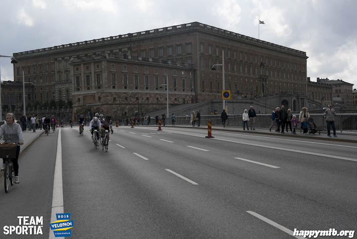 Bild från Velothon Stockholm 2015 - Slottet