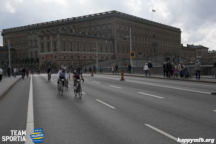 Bild från Velothon Stockholm 2015 - Slottet