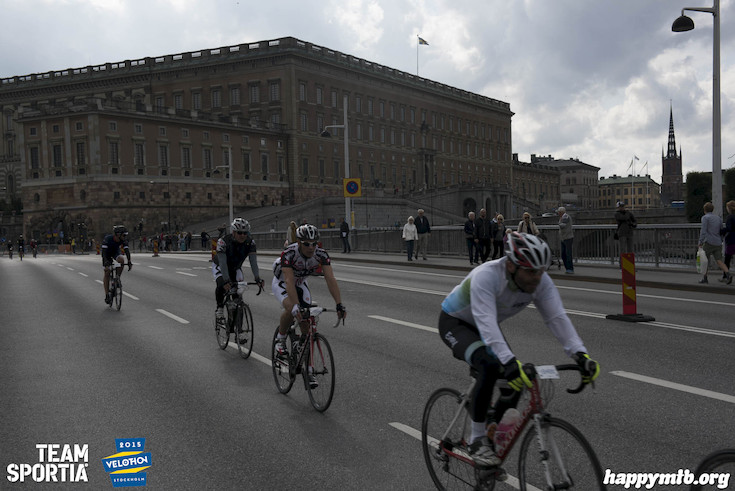 Bild från Velothon Stockholm 2015 - Slottet